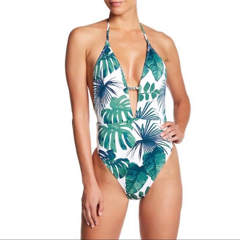 The Bikini Lab Fronds One-Piece Swimsuit
